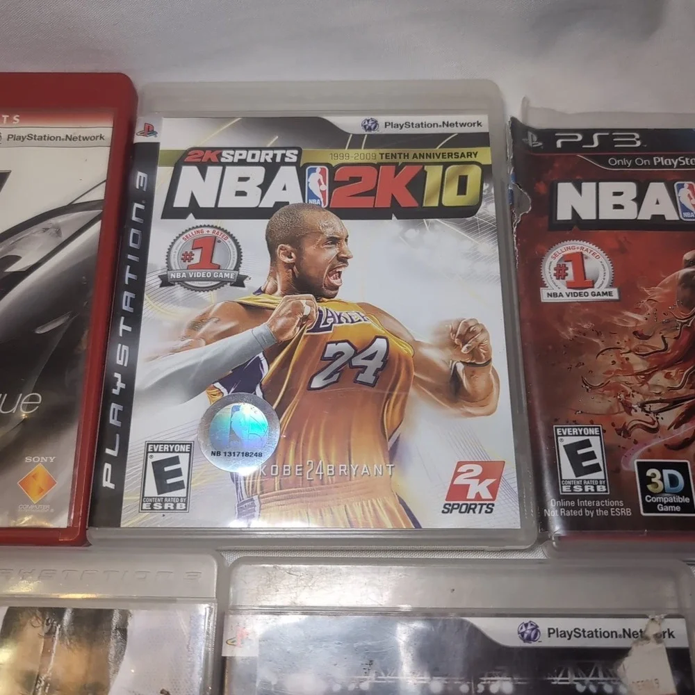 UFC Undisputed 2009, Gran Turismo 5, Fight Night Rnd 3, Nba 2k10 & 12, PS3 Games